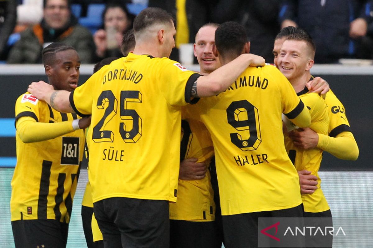 Liga Jerman: Dortmund ke puncak klasemen usai kalahkan Hoffenheim