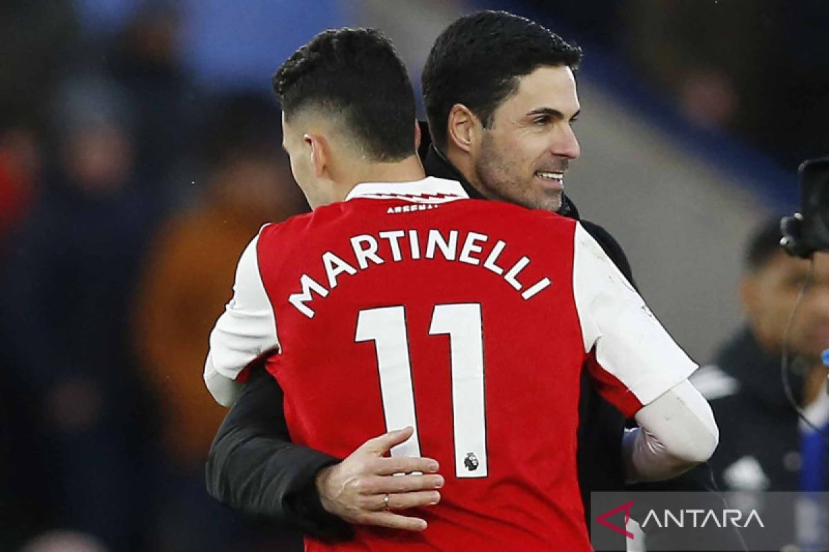 Gol Martinelli bawa Arsenal menang 1-0 di kandang Leicester City
