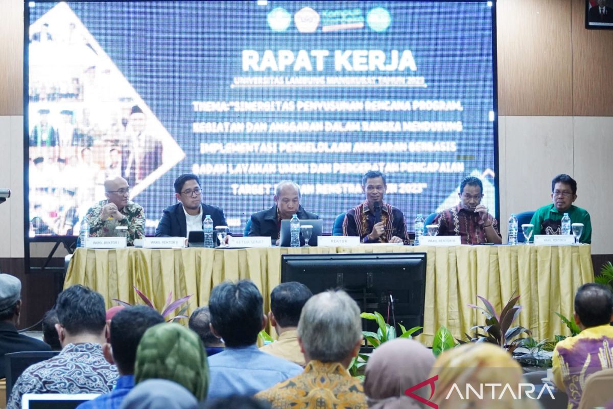 ULM maksimalkan capaian kinerja yang dimulai rapat kerja tahun 2023