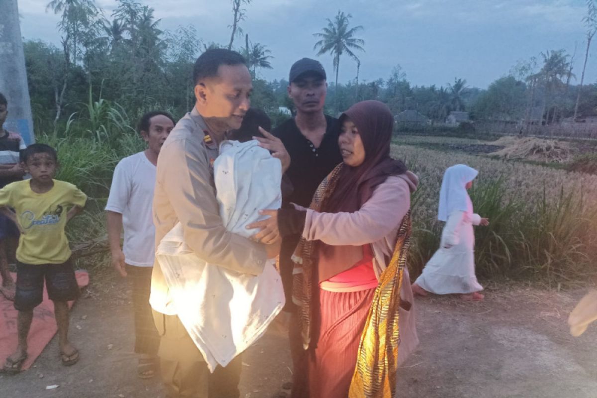 Balita ditemukan di saluran air di Lombok setelah hilang