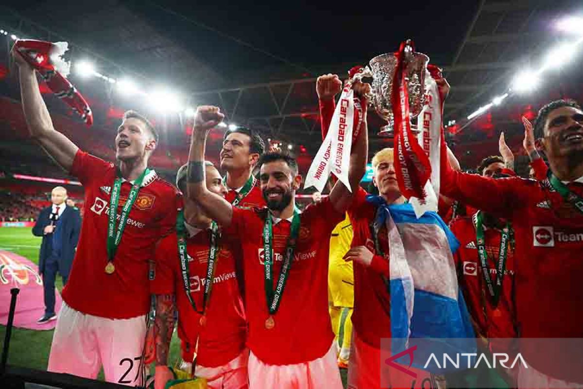 Enam tahun puasa gelar, Man United juara Carabao Cup musim 2022/23