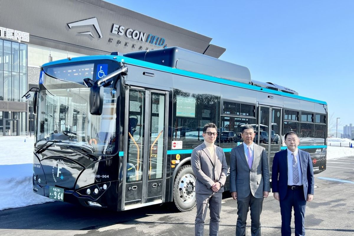 Bus-bus listrik BYD dikirim ke Hokkaido Jepang