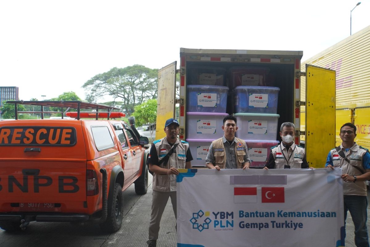 YBM PLN salurkan bantuan bagi korban gempa di Turki