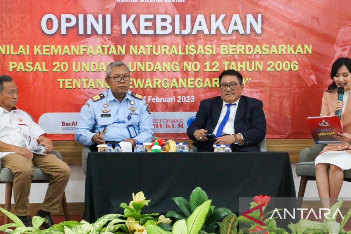 Balitbang Hukum dan HAM bersama Kanwil Kemenkumham Banten Gelar OPINI