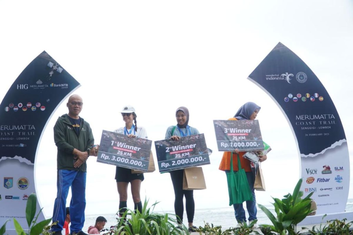 Lombok Barat sukses gelar lari susur pantai