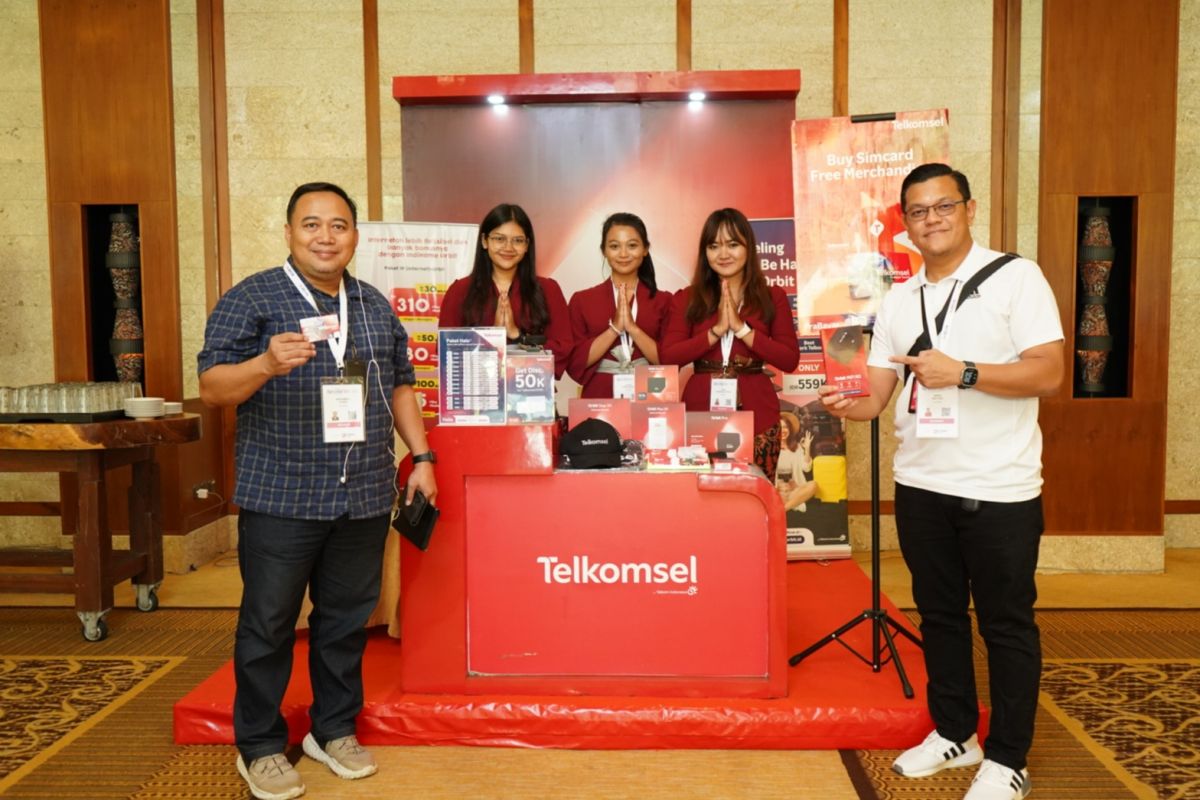 Telkomsel hadirkan konektivitas digital dukung ajang SPORTEL Bali 2023