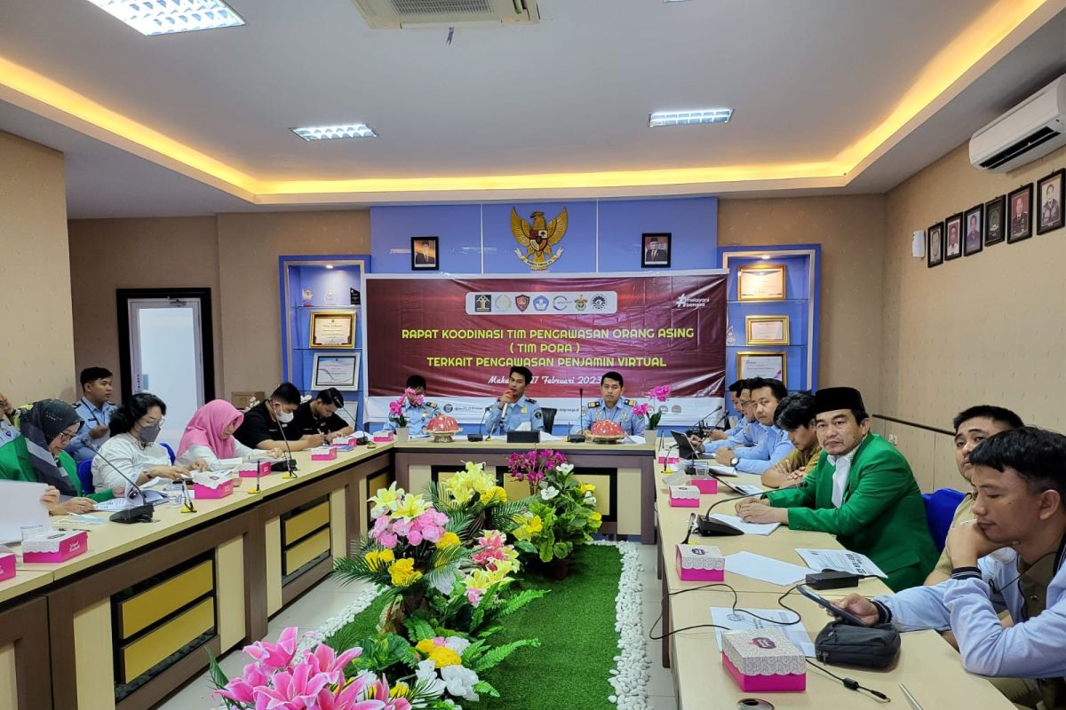 Imigrasi Makassar dan perguruan tinggi lakukan pengawasan penjaminan virtual