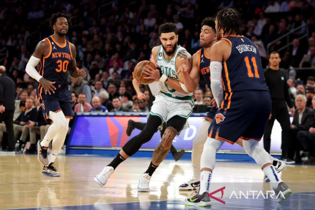 New York Knicks jatuhkan Celtics dari puncak klasemen NBA