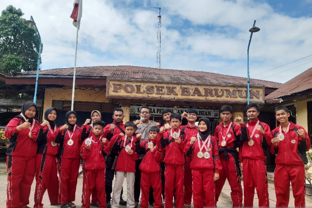 Atlet Lemkari binaan Polsek Barumun sabet 14 medali di Kejurda Sumut