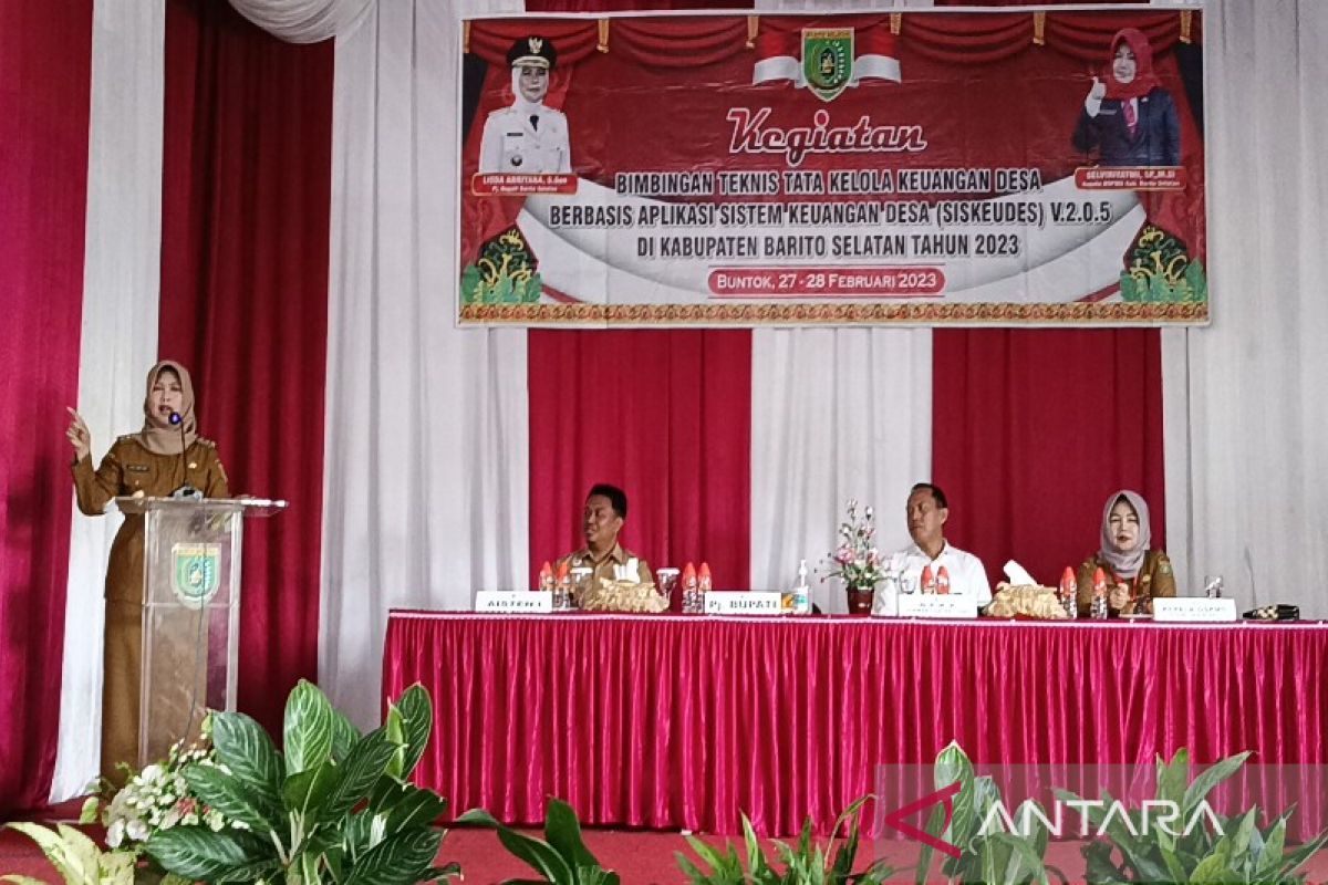 Pemkab Barsel tingkatkan kapasitas aparatur desa dalam pengelolaan keuangan