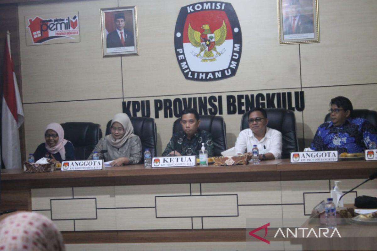 KPU: Empat balon DPD RI Dapil Bengkulu belum penuhi syarat