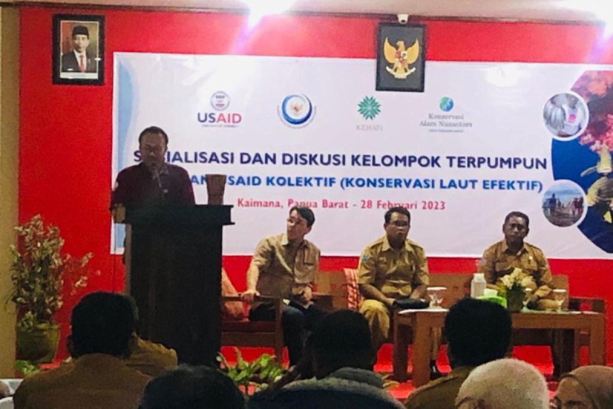 KKP gelar diskusi kelompok terfokus program USAID konservasi laut di Kaimana