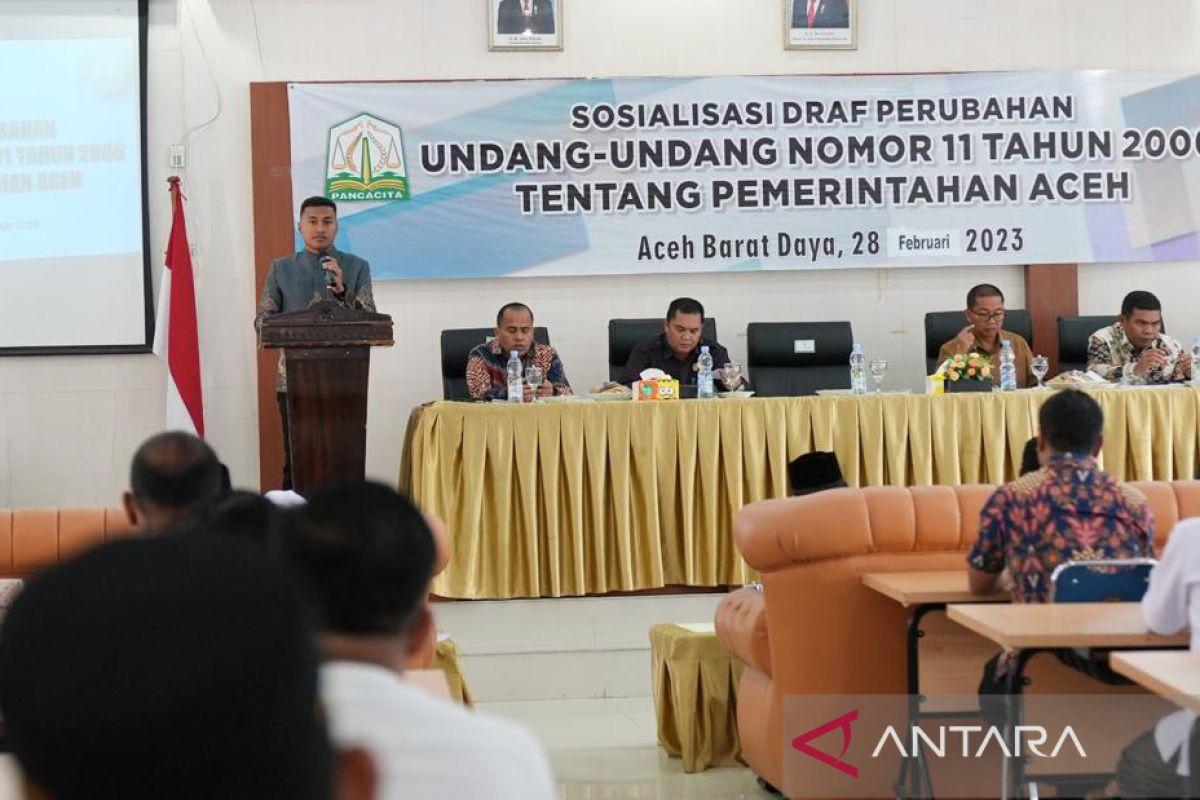 DPR Aceh sosialisasi revisi UUPA