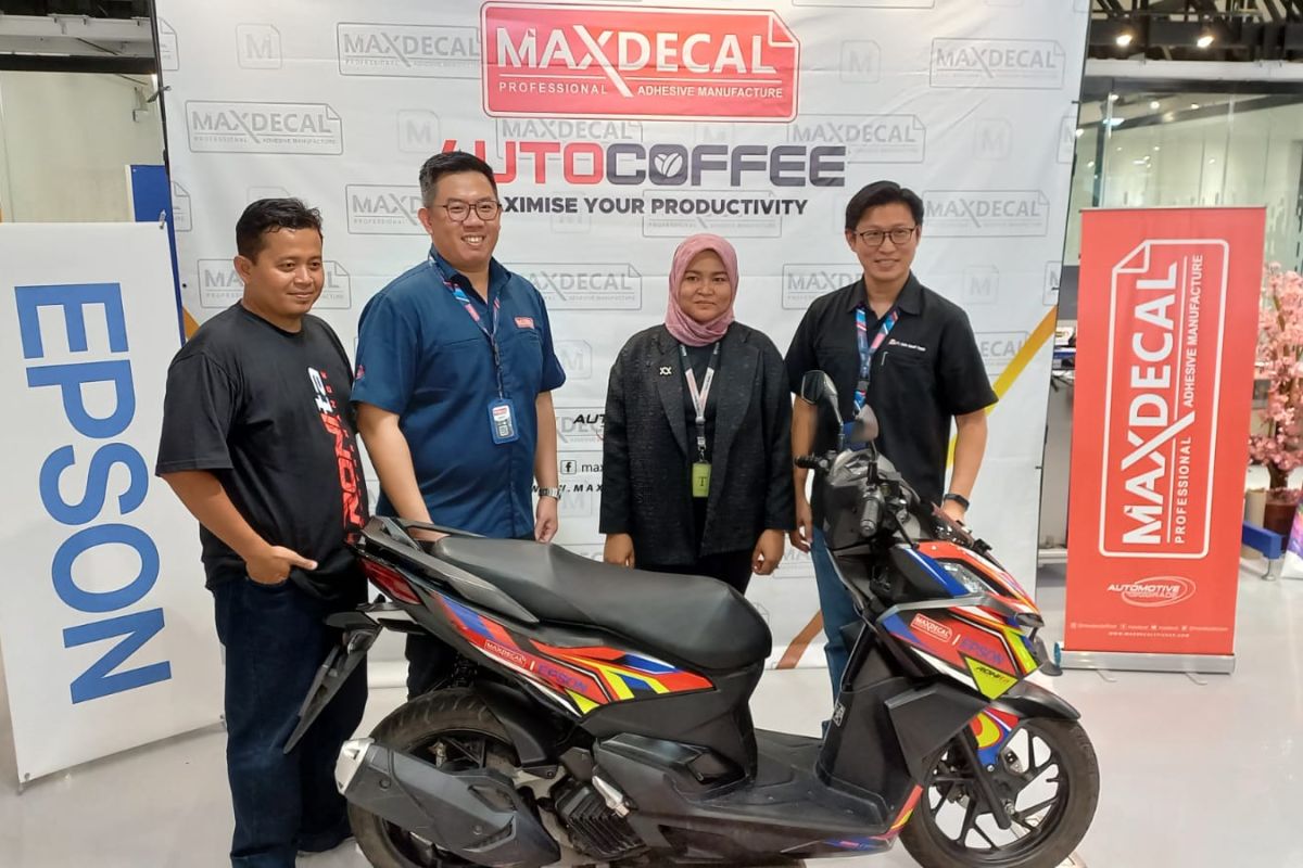 Maxdecal jalin kerjasama dengan Epson hasilkan stiker berkualitas