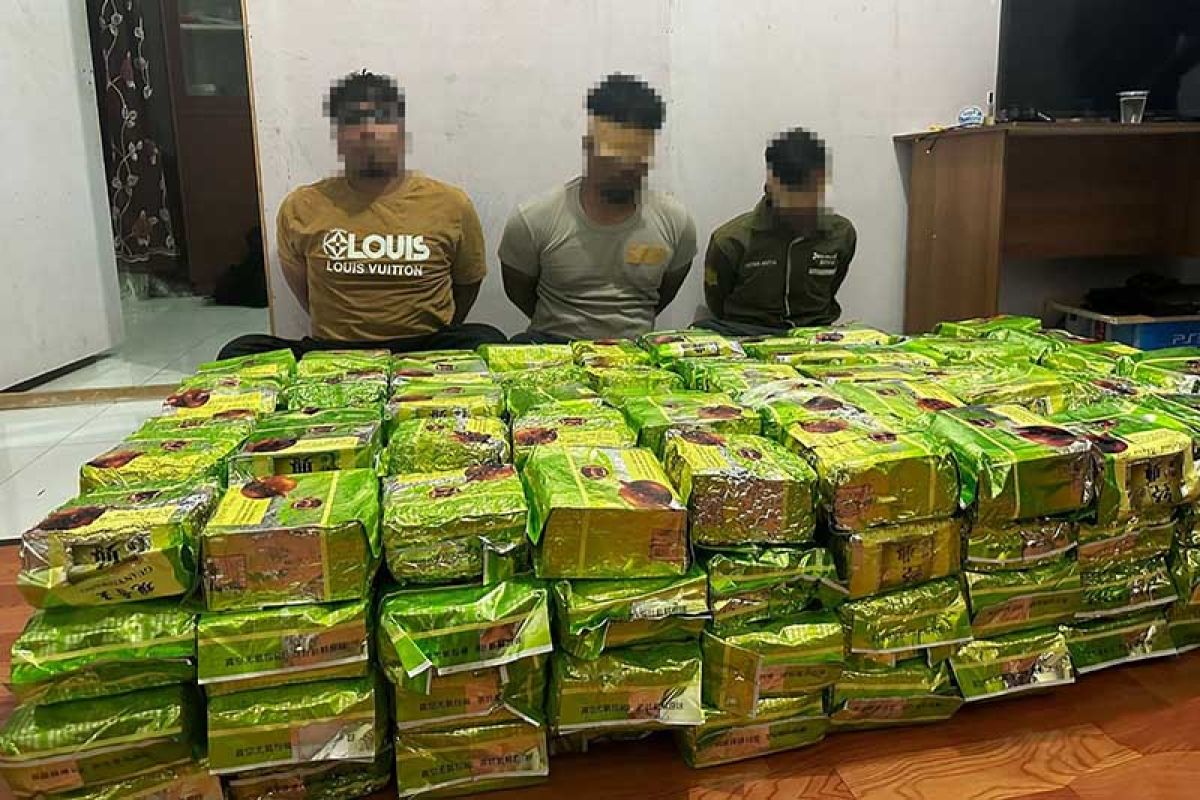 Bea cukai gagalkan penyelundupan 200 kilogram sabu-sabu di Aceh Utara