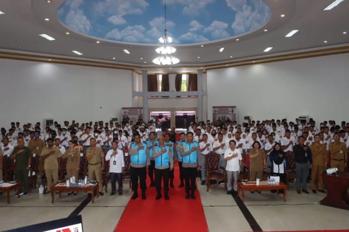 Polda Kalteng sosialisasikan rekrutmen Polri ke ratusan pelajar