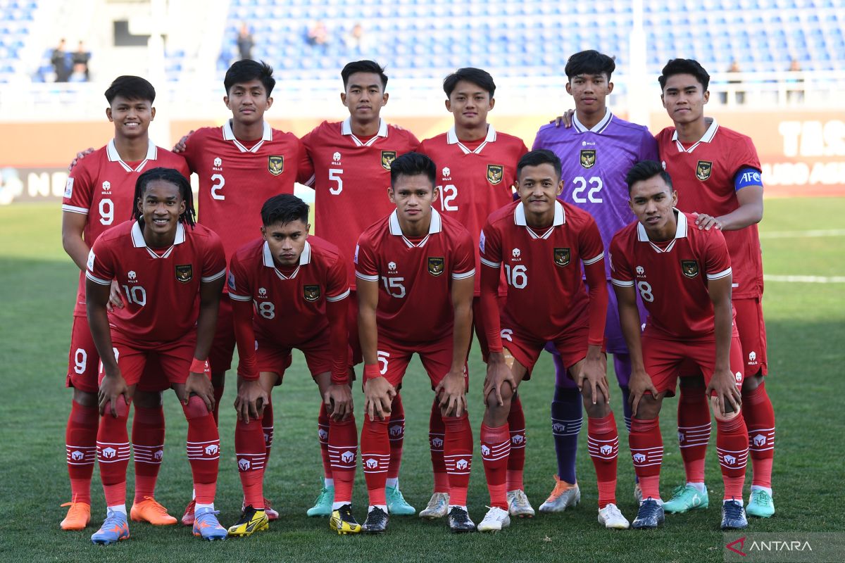 AFC U20 Asian Cup- Indonesia kalah 0-2 dari Irak pada laga pembukaan