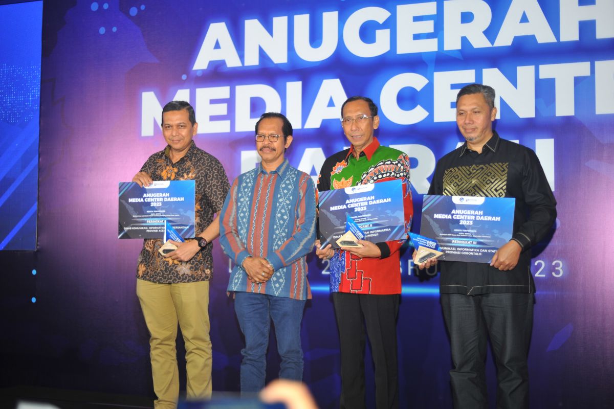 Pemerintah Aceh raih peringkat I kategori berita terpopuler
