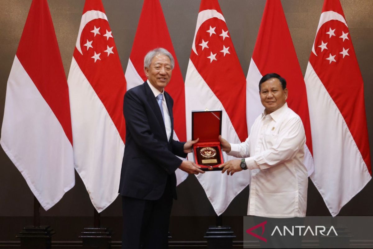 Prabowo dukung penguatan kerja sama pertahanan Indonesia dan Singapura