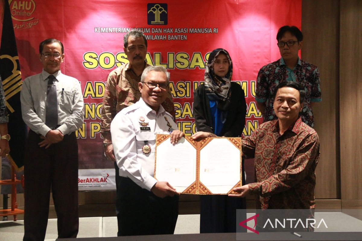 Kanwil Kemenkumham Banten kerja sama pengelolaan JDIH dengan 6 perguruan tinggi