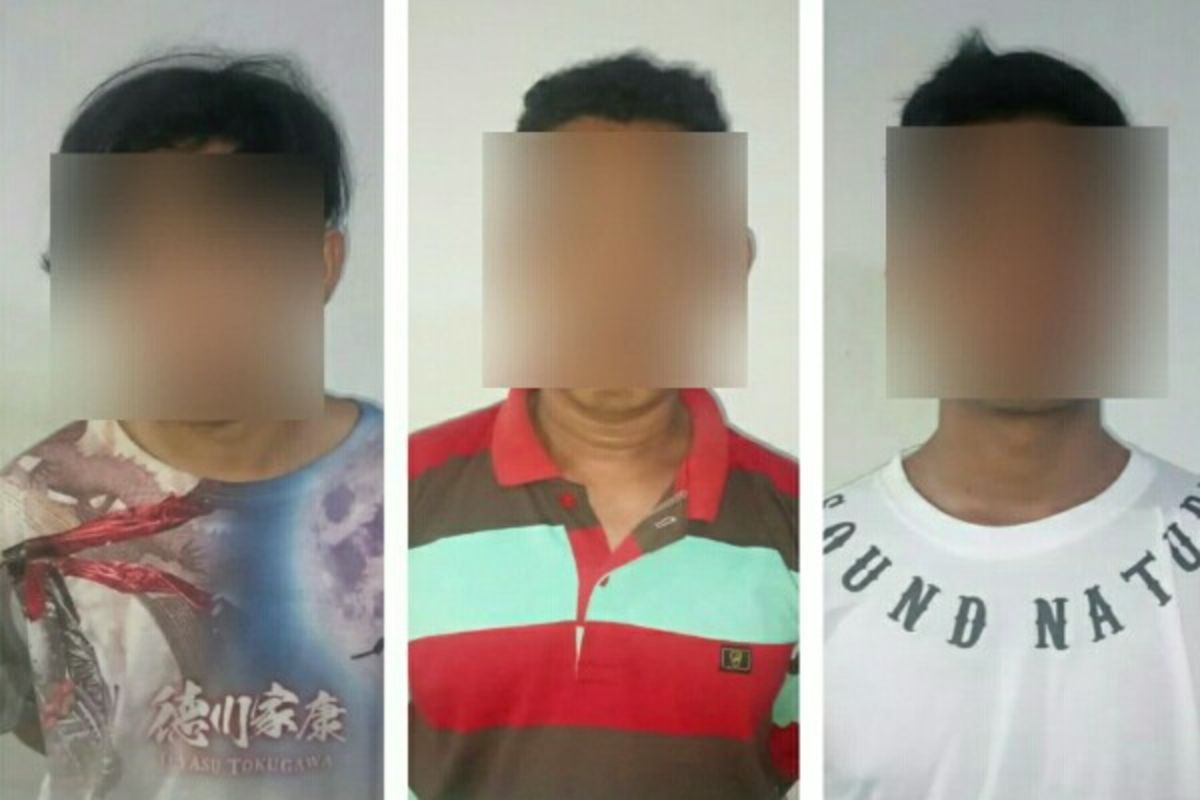 Polisi tangkap tiga pelaku pencurian ayam pedaging di Pasar Girian Bitung