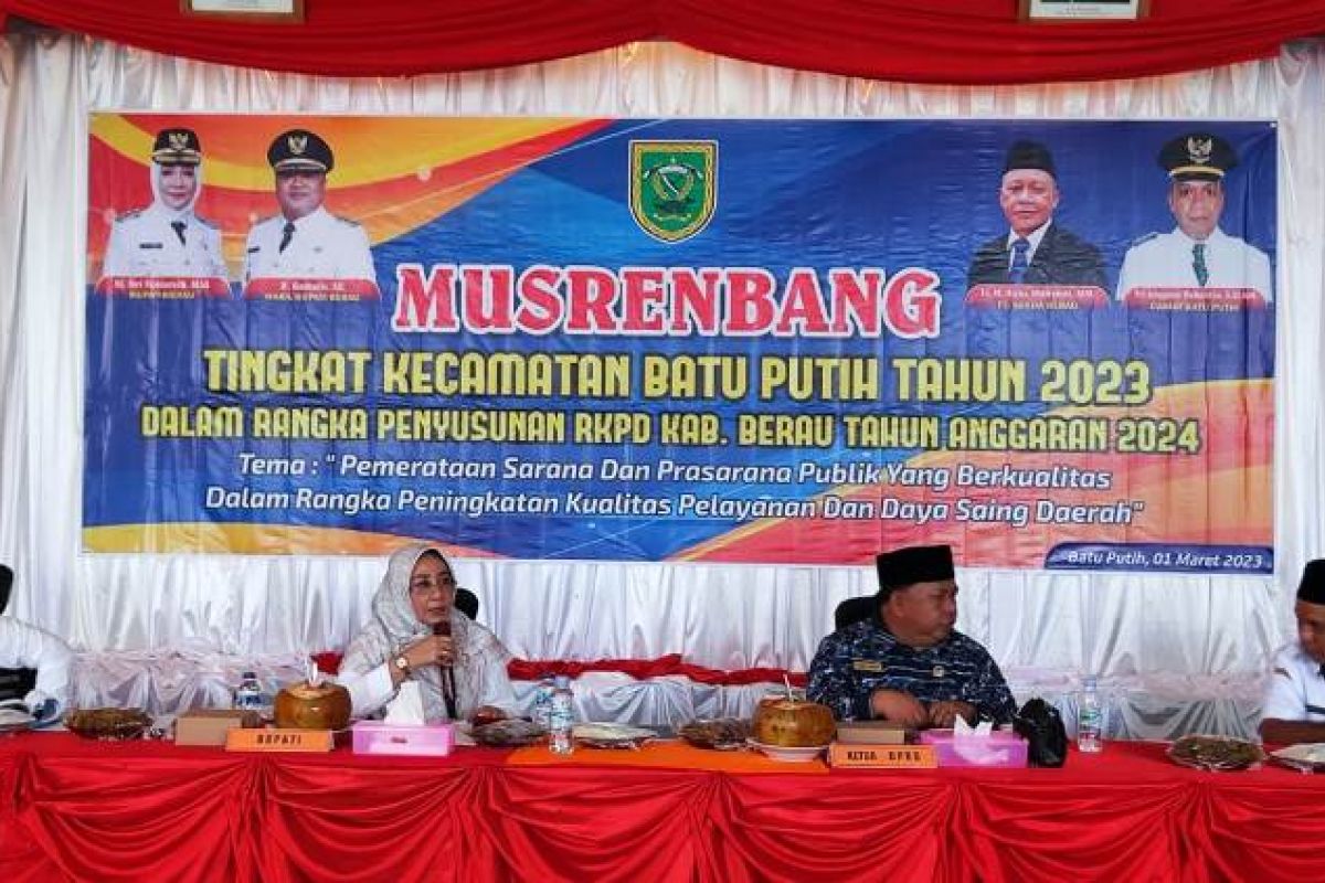 Kecamatan Batu Putih akhiri Musrenbang Wilayah Pesisir Selatan Berau