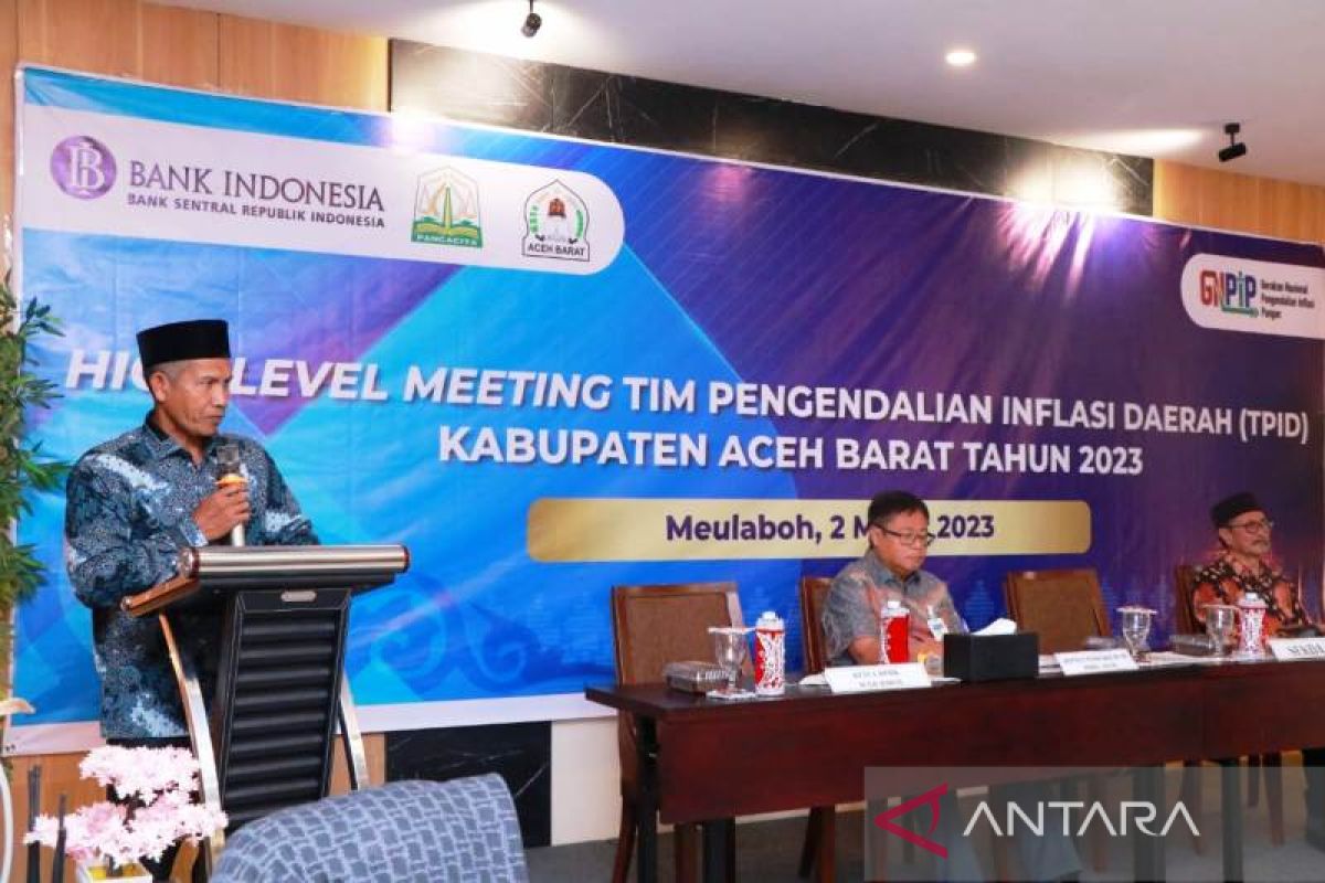 Pemkab Aceh Barat bahas pengendalian inflasi bersama TPID