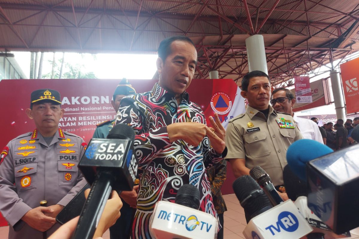 Jokowi singgung bantuan bencana hanya lewat tapi tak dibagi ke korban