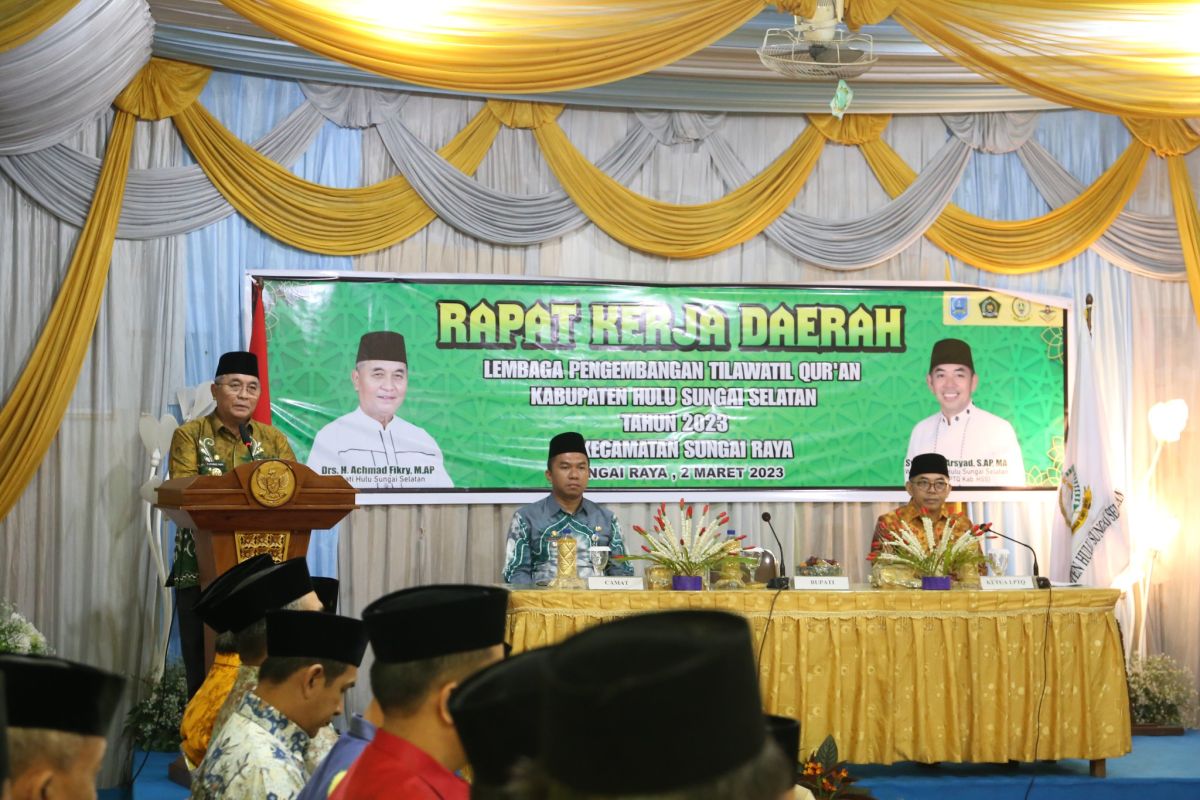 Bupati HSS buka rakerda LPTQ 2023