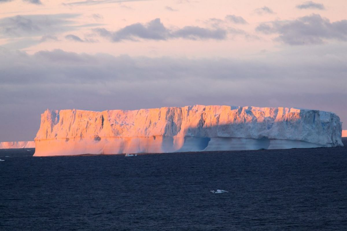 Cakupan es laut Antartika capai rekor terendah