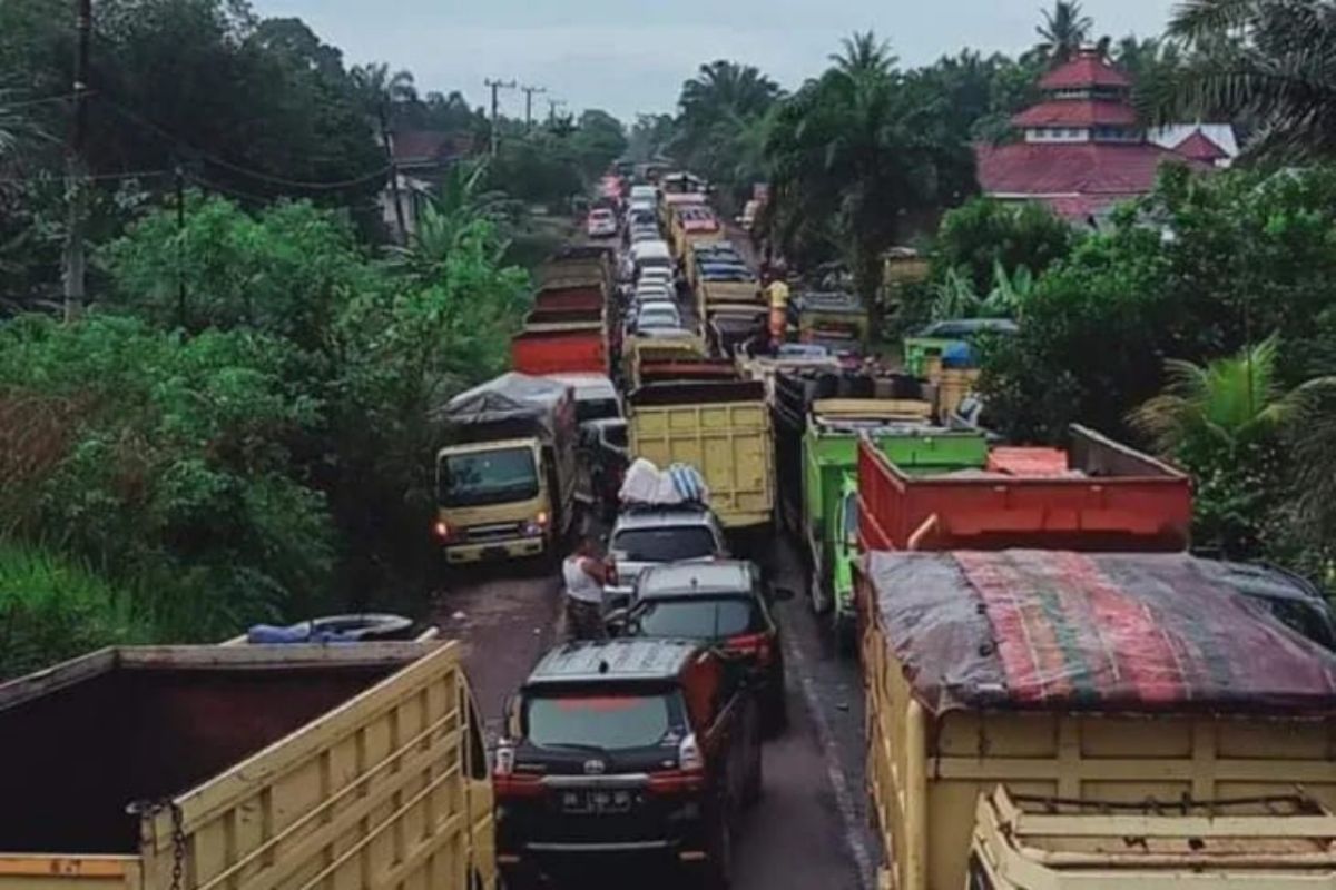 Ditlantas Polda Jambi minta Dishub siapkan timbangan portabel truk batu bara