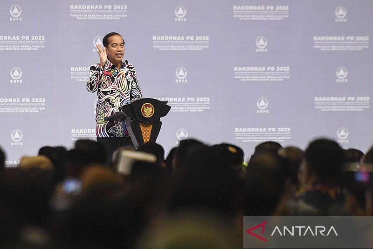 Jokowi minta Pemda masukkan risiko bencana ke rencana pembangunan