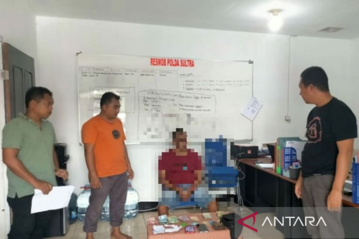 Tim Resmob Polda Sultra tangkap bandar judi togel di Kendari