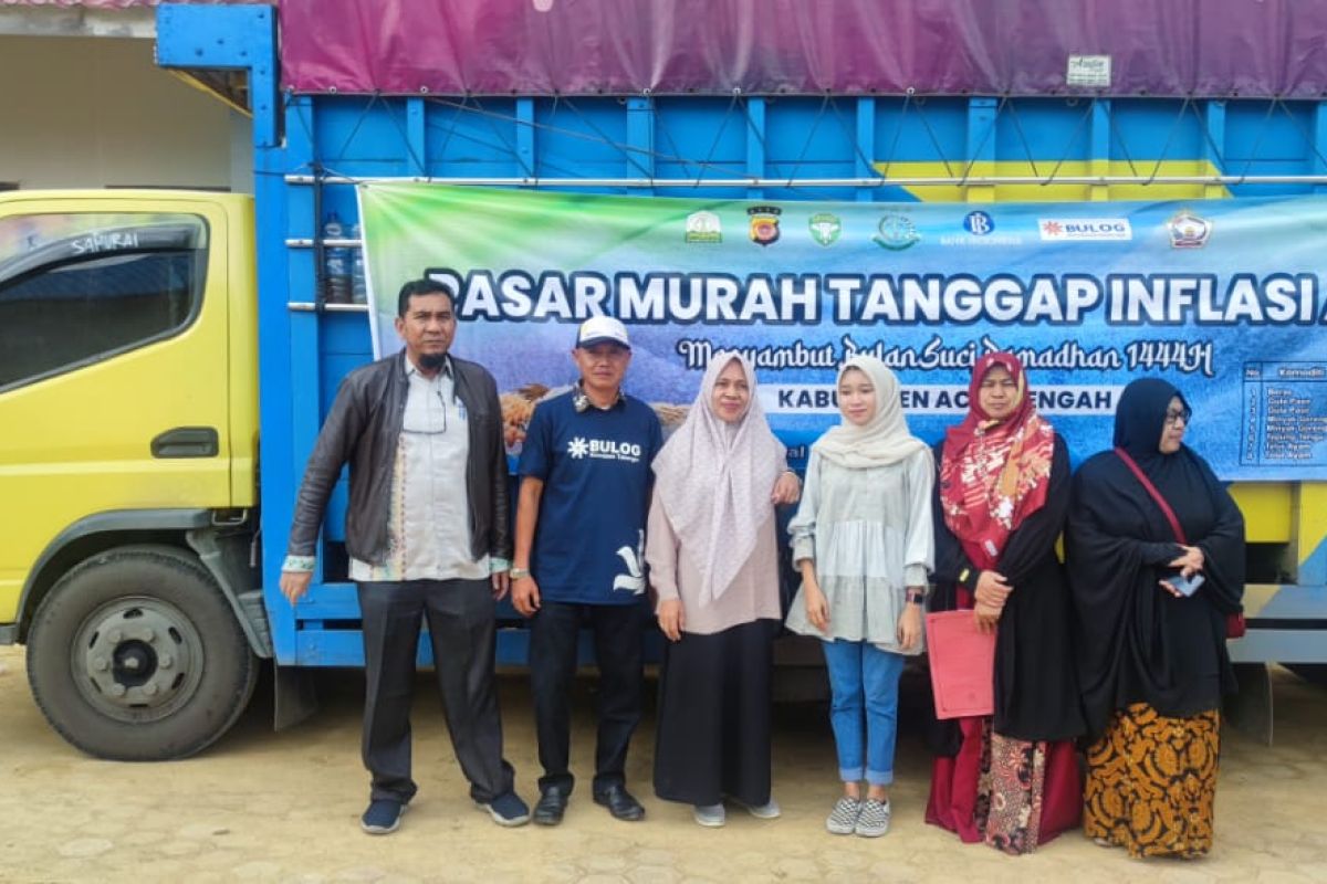Lima kecamatan jadi sasaran pasar murah di Kabupaten Aceh Tengah, berikut ini lokasinya