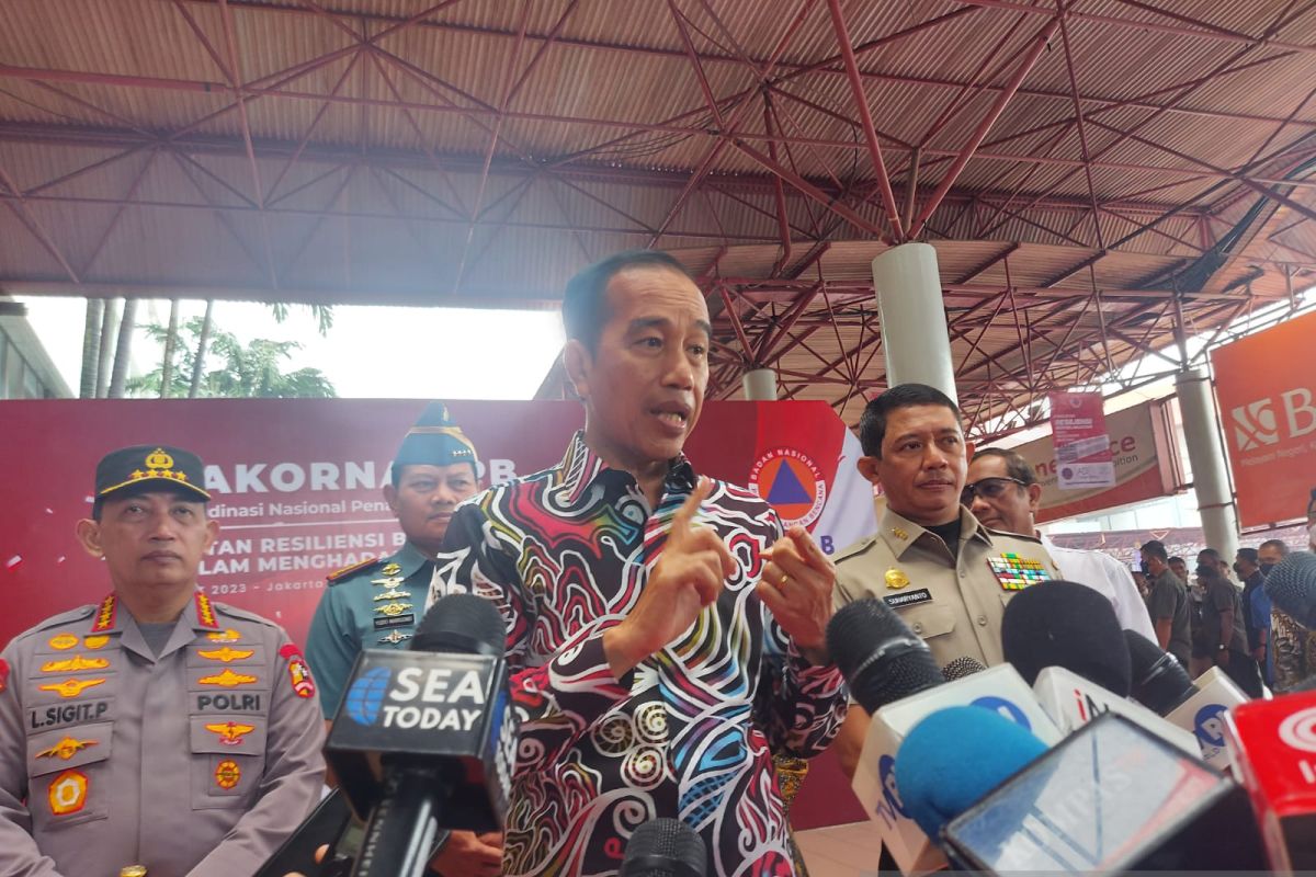 Presiden Jokowi minta pemda anggarkan dana bersama untuk bencana