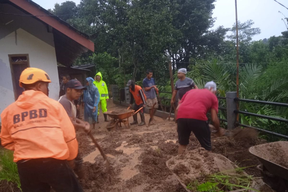 Tiga rumah warga Jember terdampak longsor