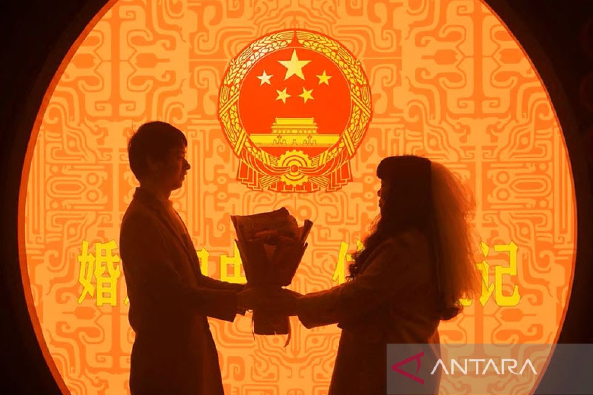 Tingkat pernikahan di China jatuh ke rekor titik terendah
