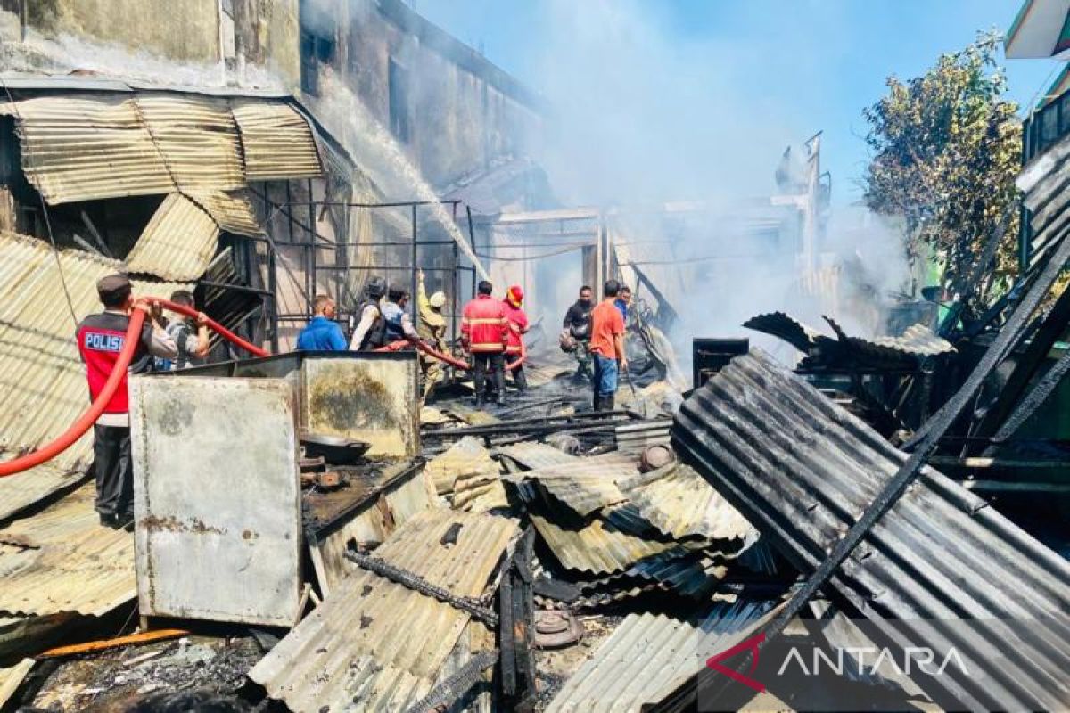 BPBD: Kerugian kebakaran empat unit ruko di Aceh Barat capai Rp1 miliar