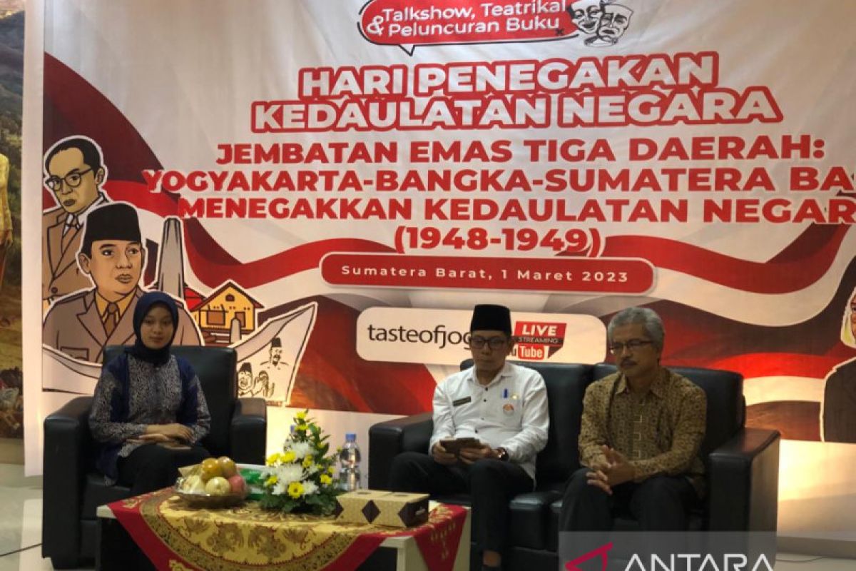 Sumbar-DIY Tonggak Penting Pertahankan Kedaulatan RI