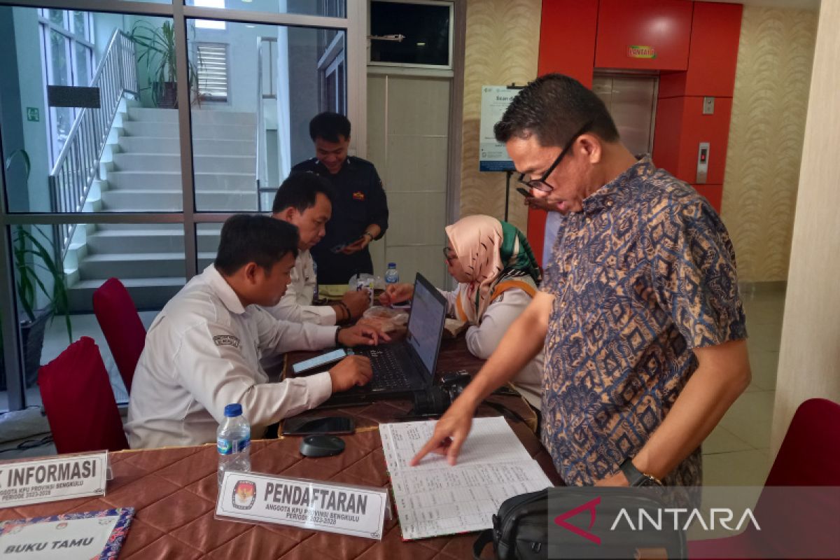 65 orang calon komisioner KPU Bengkulu lulus seleksi administrasi