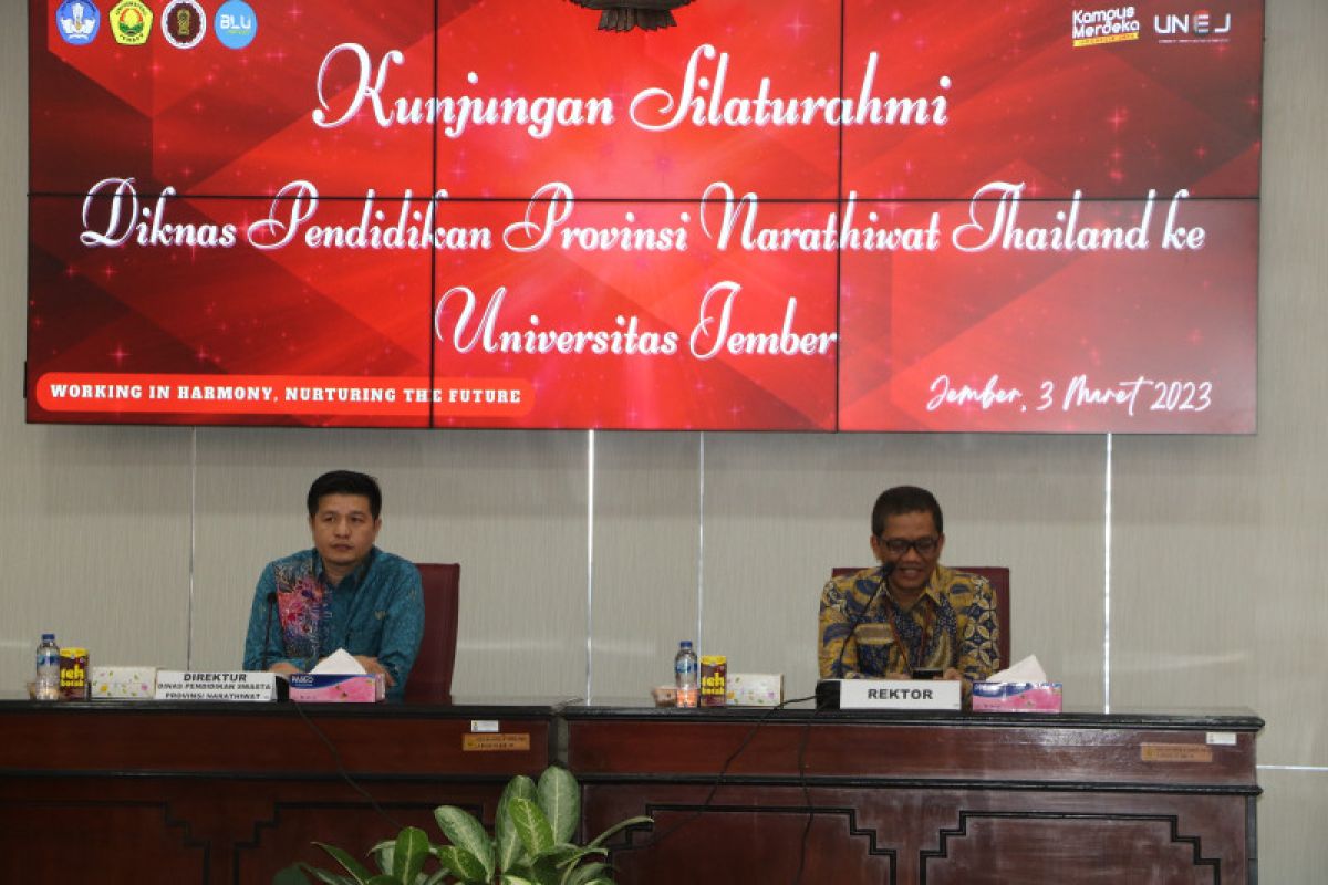 Universitas Jember jadi salah satu PTN yang diminati pelajar Thailand