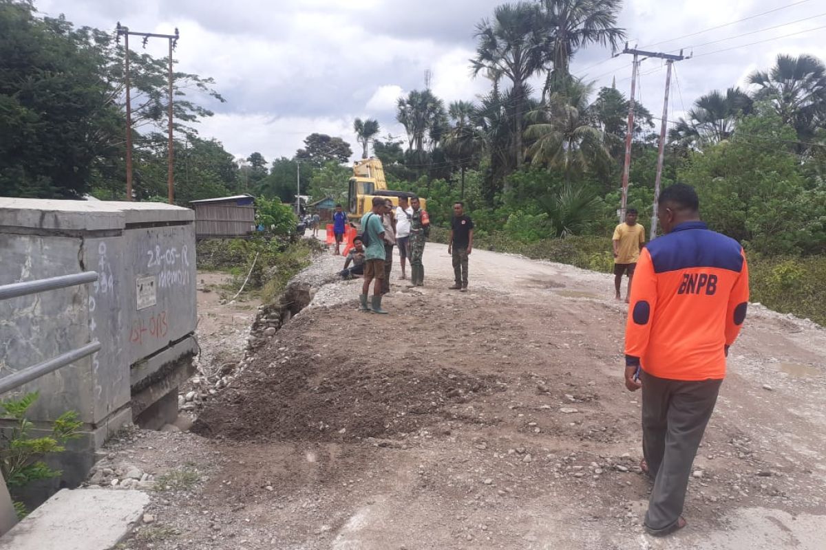 Jembatan Bokong Lelogama-Takari aman dilintasi kendaraan umum