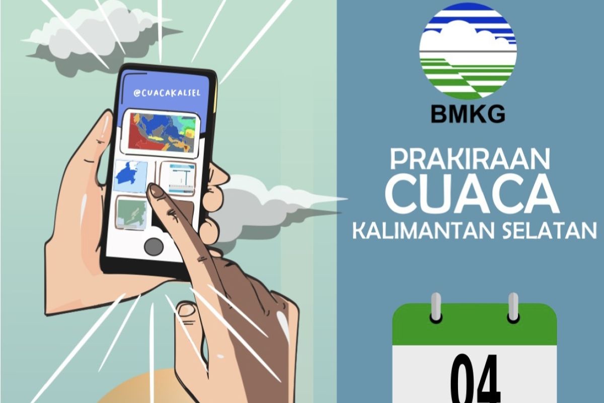 BMKG peringatkan potensi hujan badai di sejumlah wilayah Kalsel hari ini