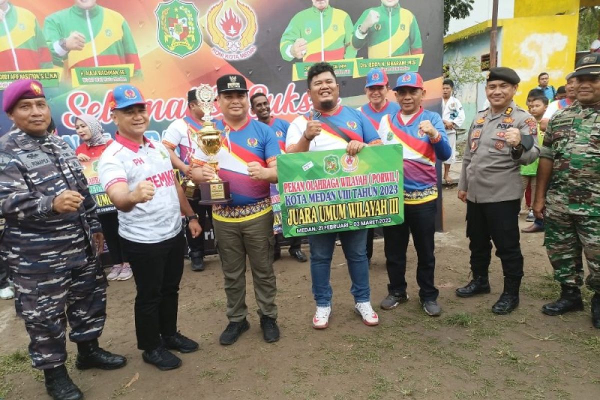 Amplas, Petisah, Belawan Juara Porwil Medan 2023