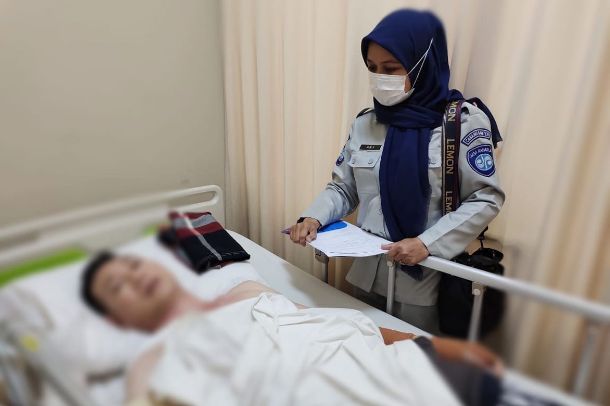 PT Jasa Raharja beri Jaminan kepada korban Lakalantas dirawat di RS Sari Asih Cipondoh