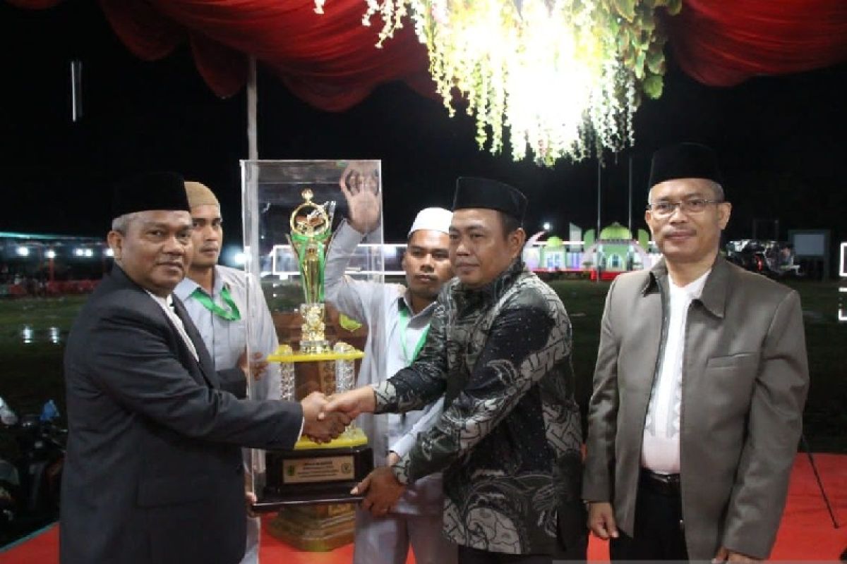 Kafilah Kecamatan Sosa juara umum MTQN ke - XIV tingkat Palas