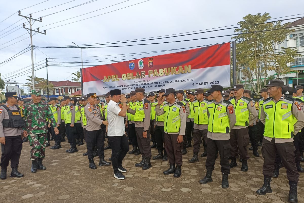 376 personil Tim gabungan disiagakan pengamanan UAS di Kapuas Hulu