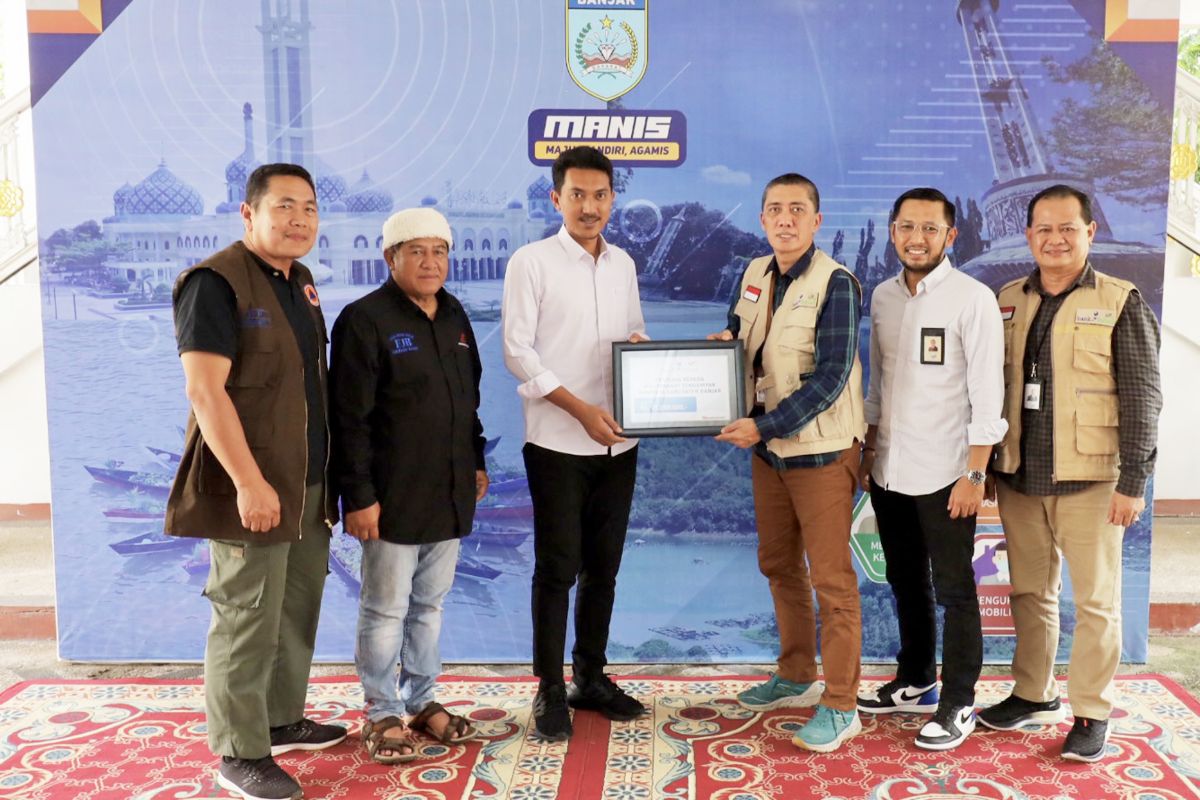 UPZ Bank Kalsel bantu warga terdampak banjir di Kabupaten Banjar