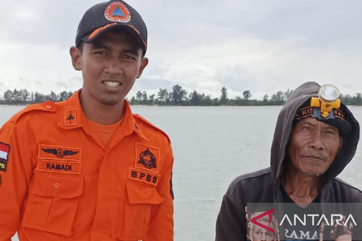 Tim URC Bangka berhasil temukan warga diduga hilang saat mencari ikan di perairan pantai Pukan
