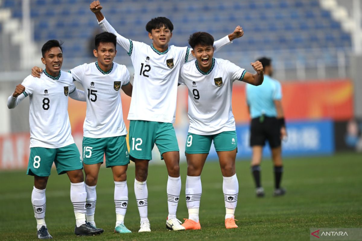 Klasemen Timnas Indonesia U-20 di Grup A Piala Asia